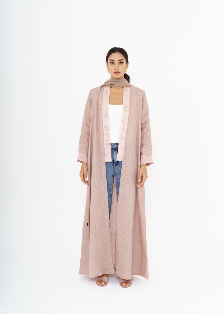 BLUSH WHISPER REVERSIBLE KIMONO