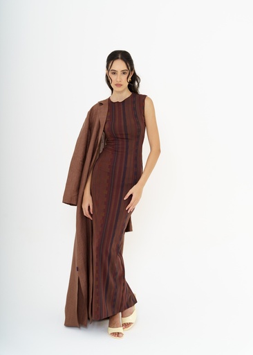 VERA TRIBAL LINES DRESS