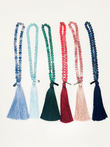 TASSEL HEART CHARMS